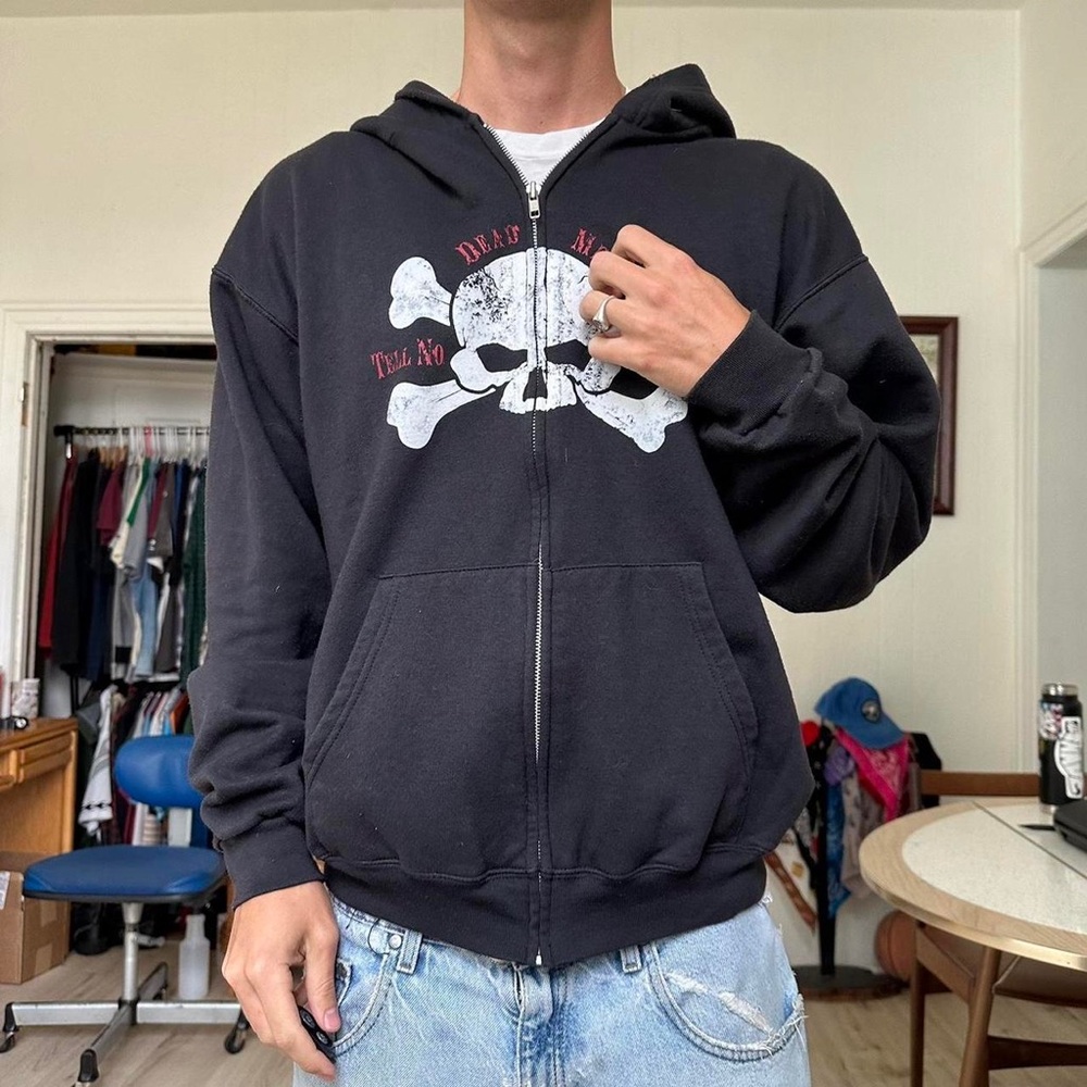 Disney Land Resort 00s era Pirates of the Caribbean zip-up hoodie Men’s XL